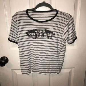 Striped vans t-shirt